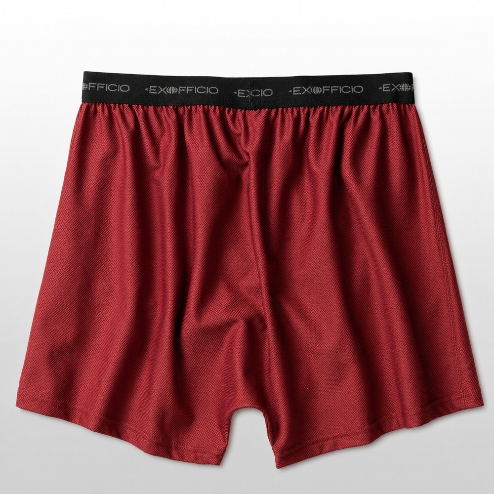 NWT ExOfficio Give-N-Go Boxers Men's Size 2XL Bolero Red Light Mesh Quick Dry - Picture 10 of 10